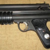 Vintage Sheridan USA P.G.P Pump Action Paintball Pistol. Very Good Condition. 
